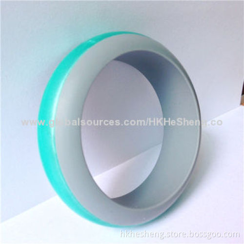 2014 Popular Charming Silicone Bangles, Nontoxic and Food Grade